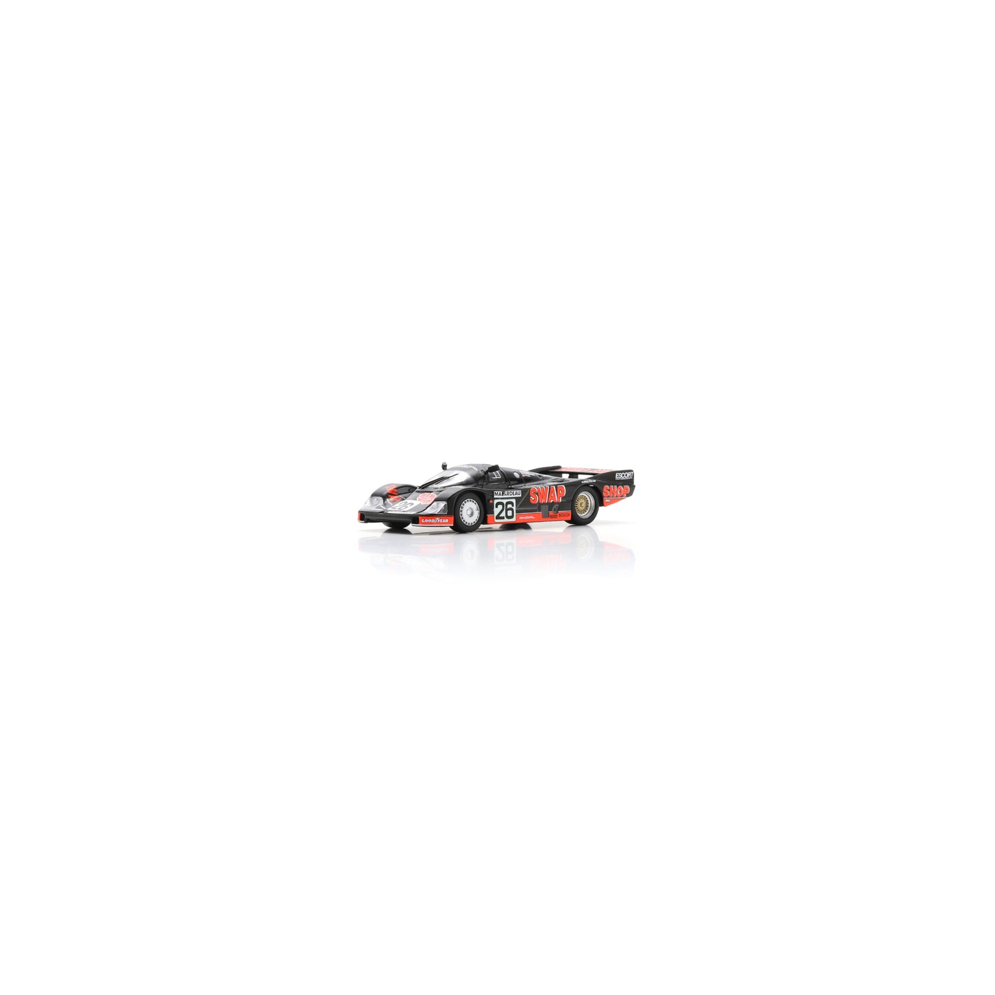 Spark Y319 1:64 - Porsche 956 No.26 2nd Le Mans 24H 1984 J. Rondeau - J. Paul Jr - P. Henn