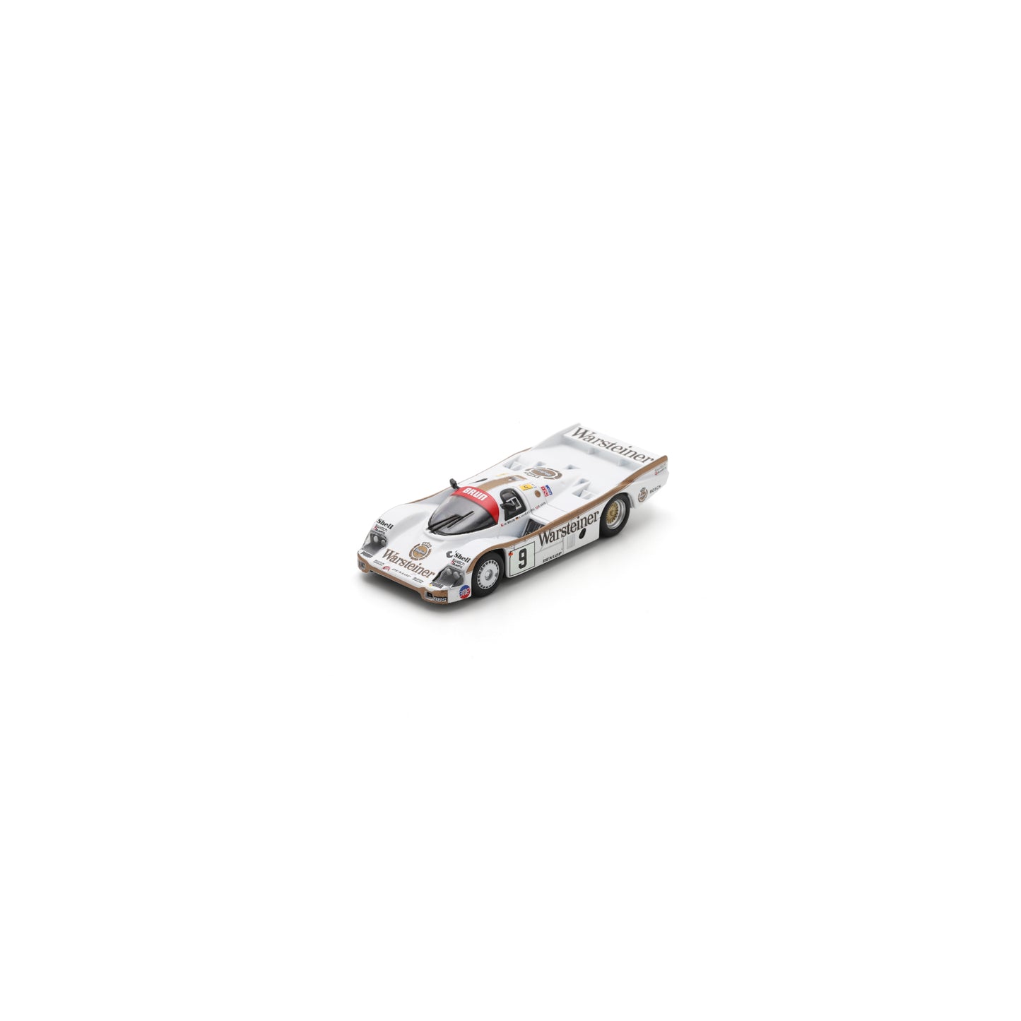 Spark Y321 1:64 - PORSCHE 956 N°9 24H Le Mans 1984 W. Brun - L. von Bayern - B. Akin