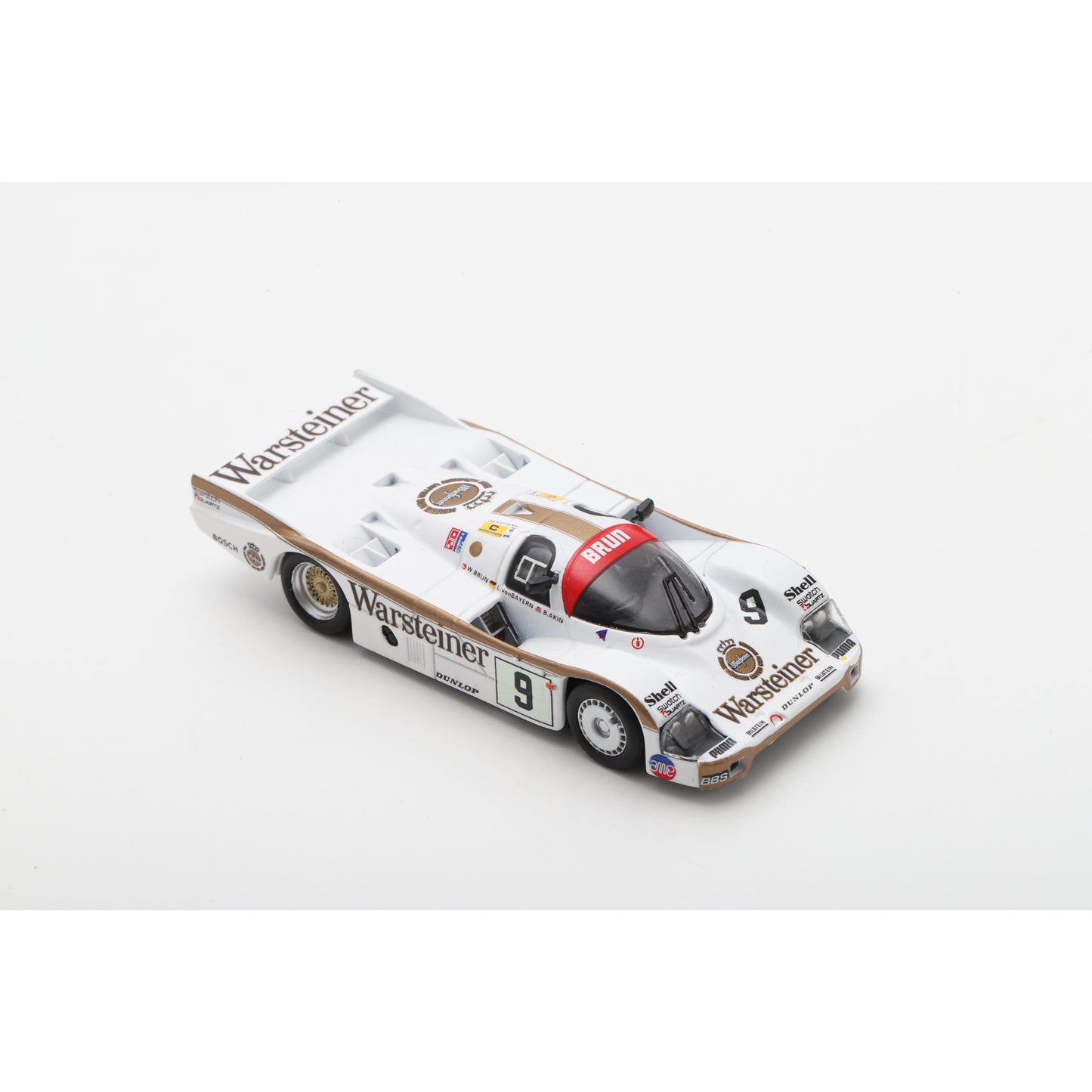 Spark Y321 1:64 - PORSCHE 956 N°9 24H Le Mans 1984 W. Brun - L. von Bayern - B. Akin