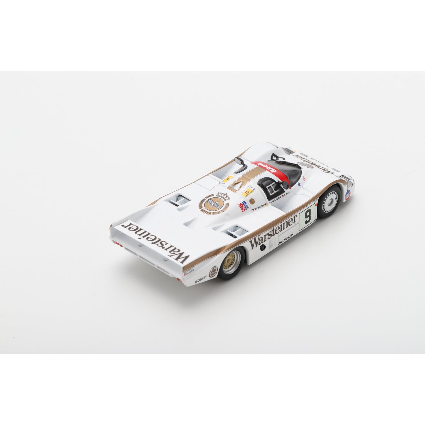 Spark Y321 1:64 - PORSCHE 956 N°9 24H Le Mans 1984 W. Brun - L. von Bayern - B. Akin