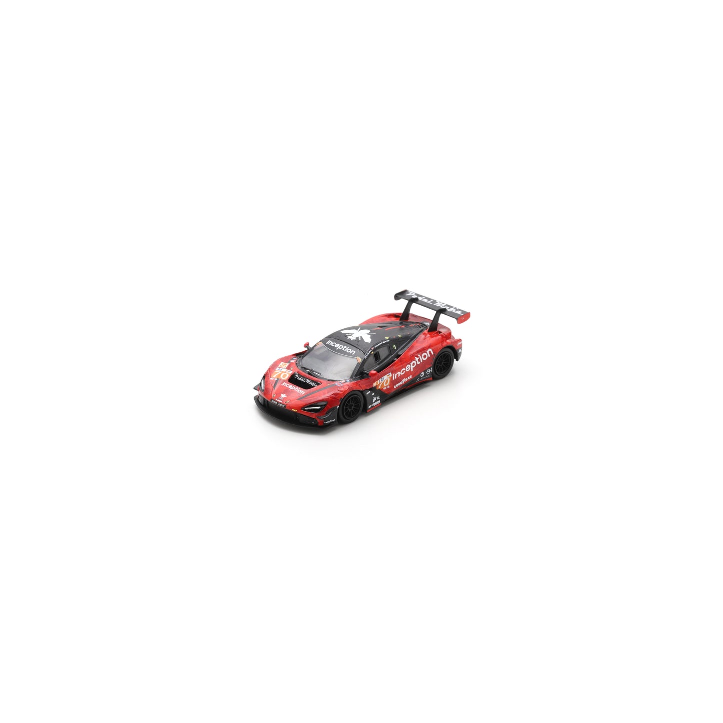 Spark Y396 1:64 - McLaren 720S GT3 Evo No.70 INCEPTION RACING Le Mans 24H 2024 B. Iribe - O. Millroy - F. Schandorff