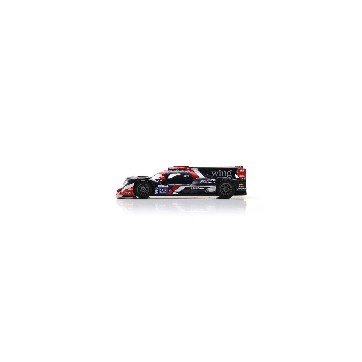 Spark Y398 1:64 - Oreca 07 - Gibson No.22 UNITED AUTOSPORTS Winner LMP2 class Le Mans 24H 2024 O. Jarvis - B. Garg - N. Siegel