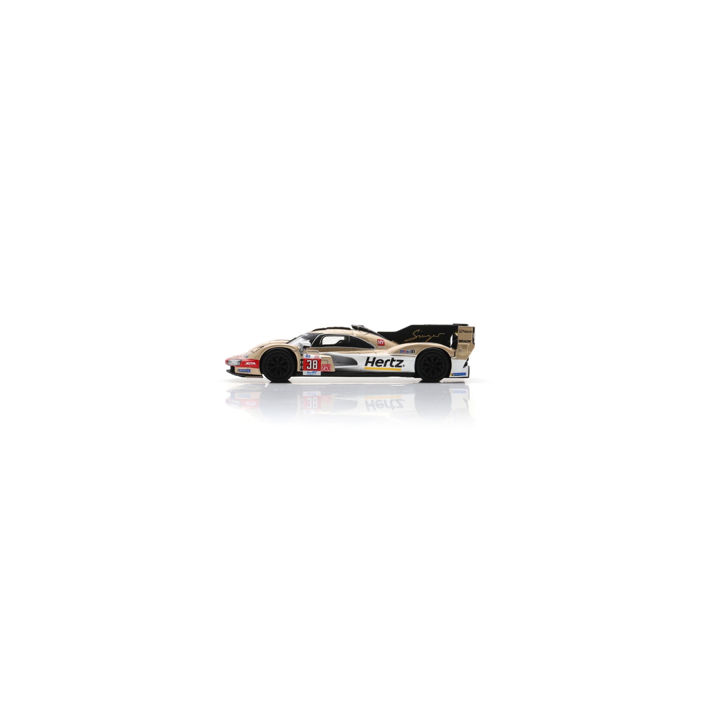 Spark Y400 1:64 - Porsche 963 No.38 HERTZ TEAM JOTA 9th Le Mans 24H 2024 O. Rasmussen - J. Button - P. Hanson