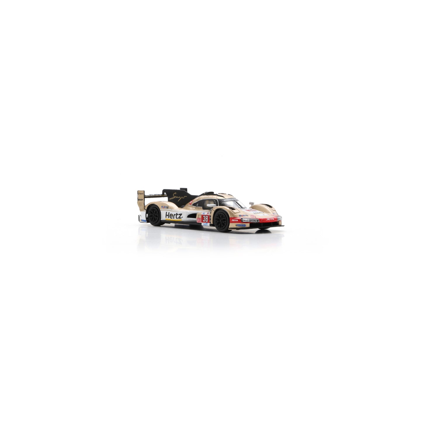 Spark Y400 1:64 - Porsche 963 No.38 HERTZ TEAM JOTA 9th Le Mans 24H 2024 O. Rasmussen - J. Button - P. Hanson