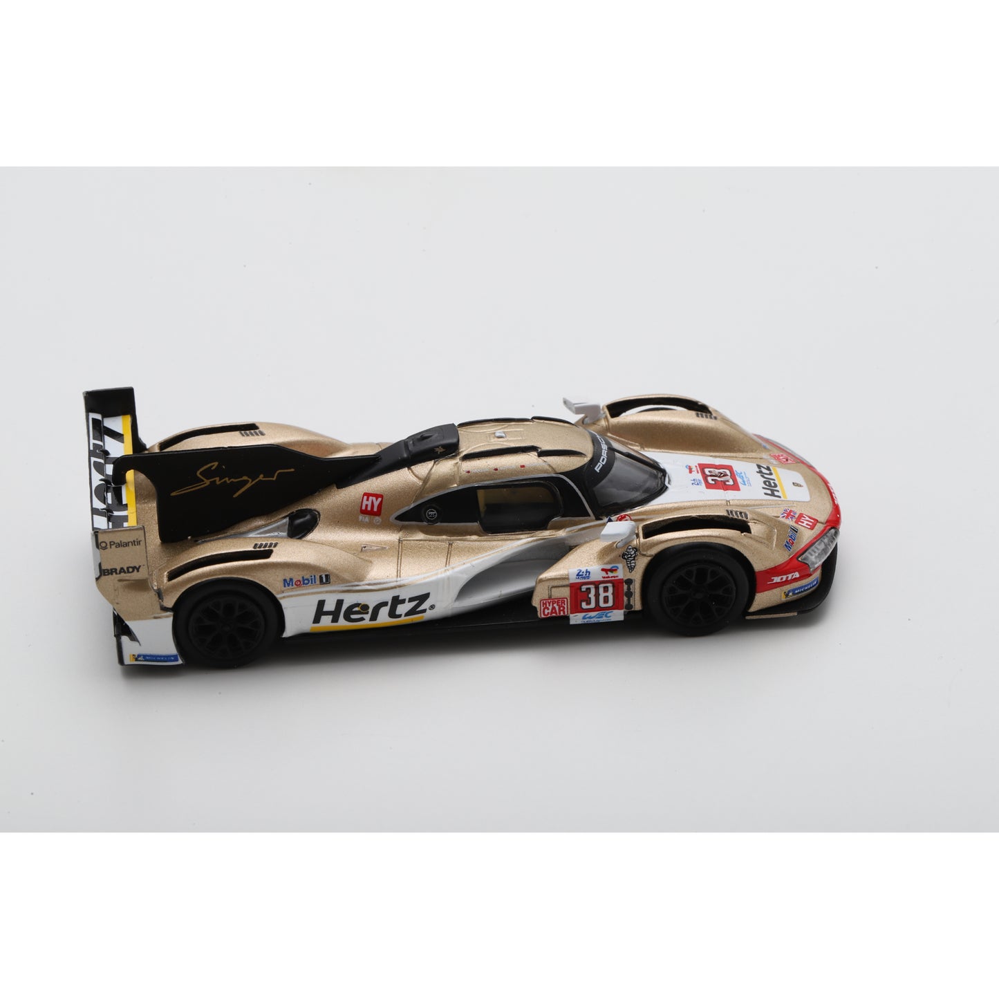 Spark Y400 1:64 - Porsche 963 No.38 HERTZ TEAM JOTA 9th Le Mans 24H 2024 O. Rasmussen - J. Button - P. Hanson