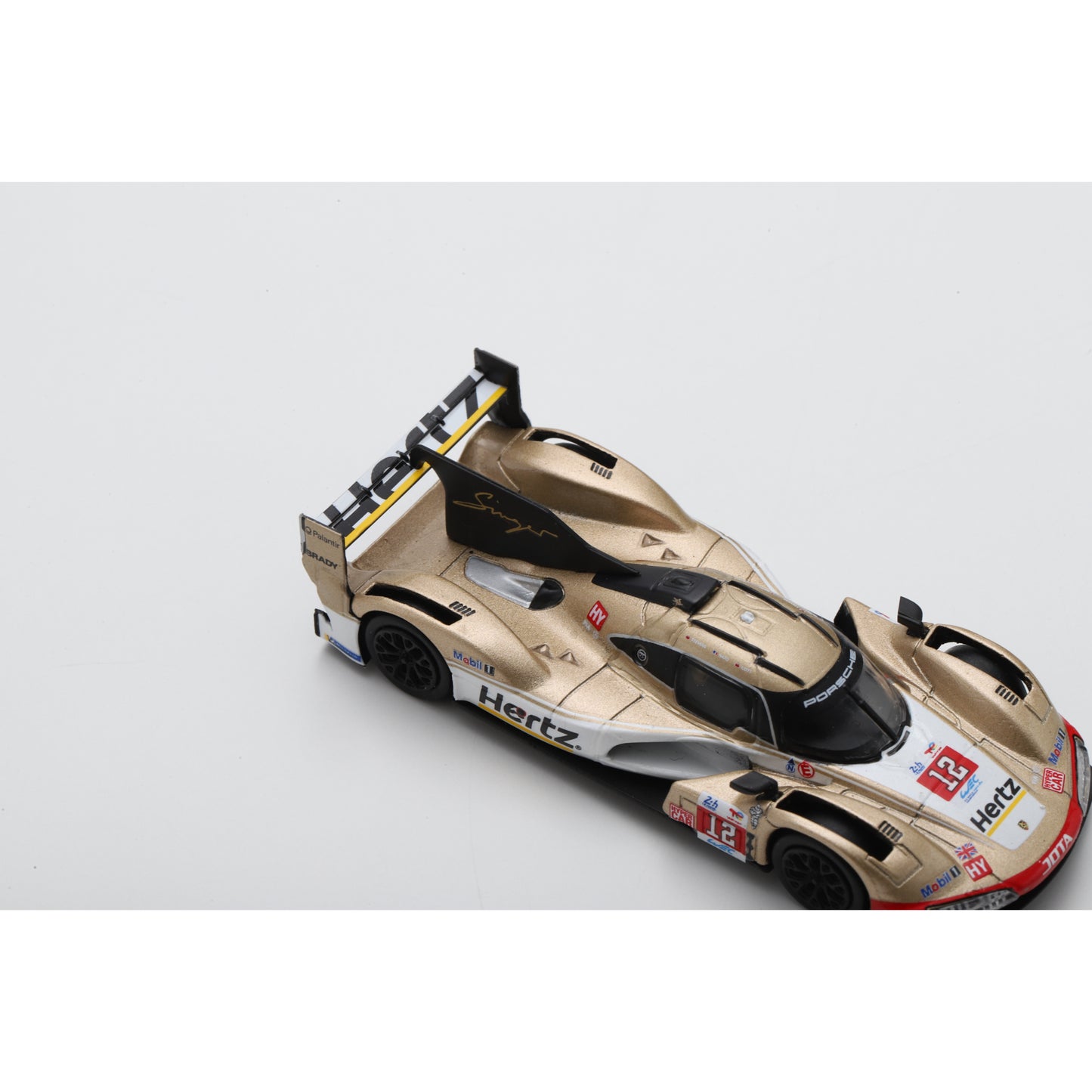 Spark Y401 1:64 - Porsche 963 No.12 HERTZ TEAM JOTA 8th Le Mans 24H 2024 W. Stevens - N. Nato - C. Ilott