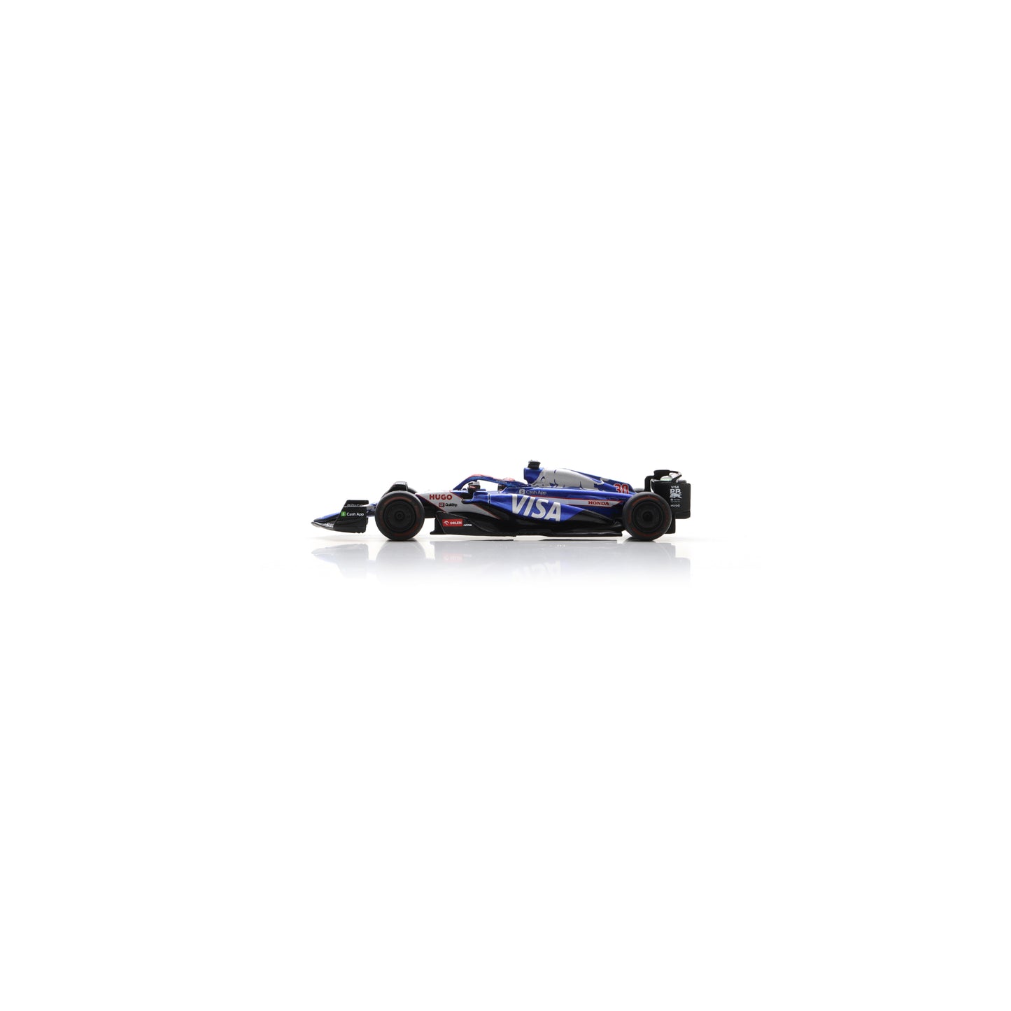 Spark Y408 1:64 - Visa Cash App RB Formula One Team VCARB 01 No.30 9th US GP 2024 Liam Lawson (First Race)