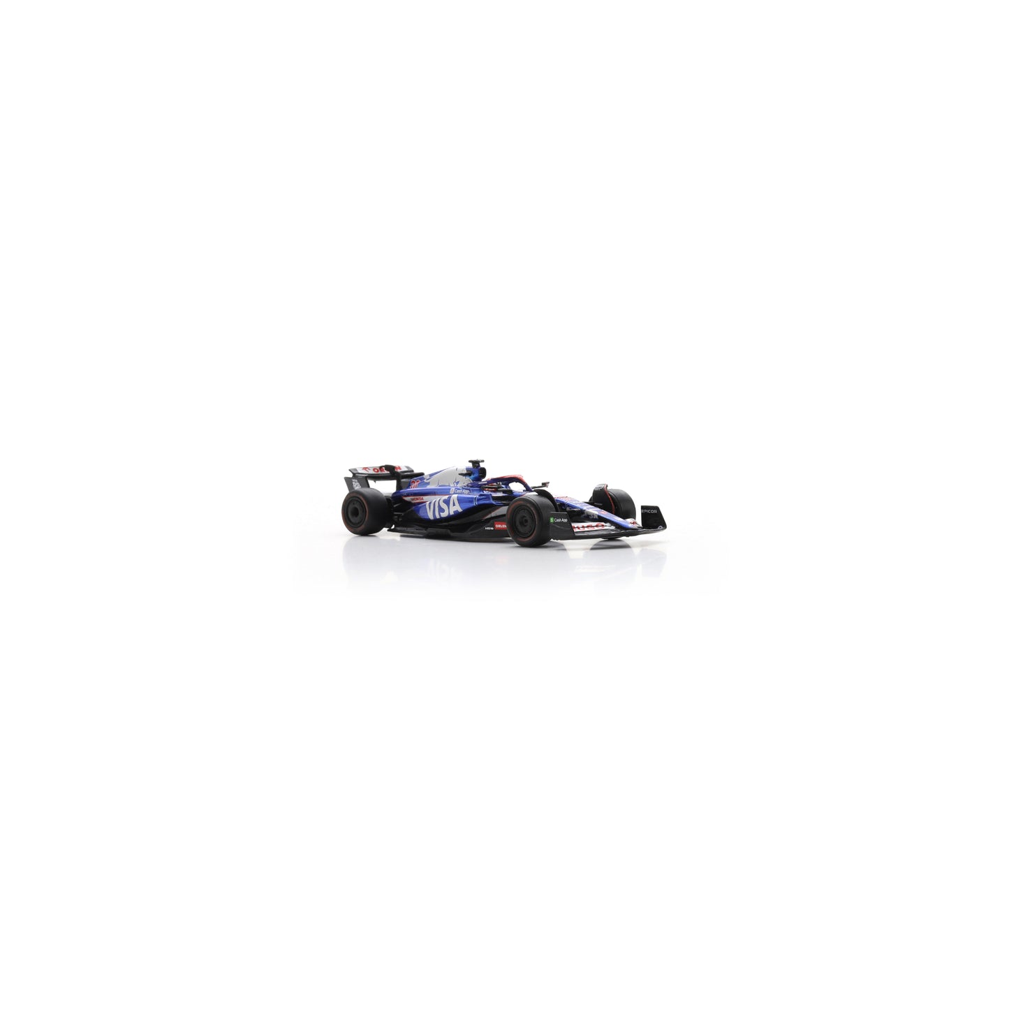 Spark Y408 1:64 - Visa Cash App RB Formula One Team VCARB 01 No.30 9th US GP 2024 Liam Lawson (First Race)