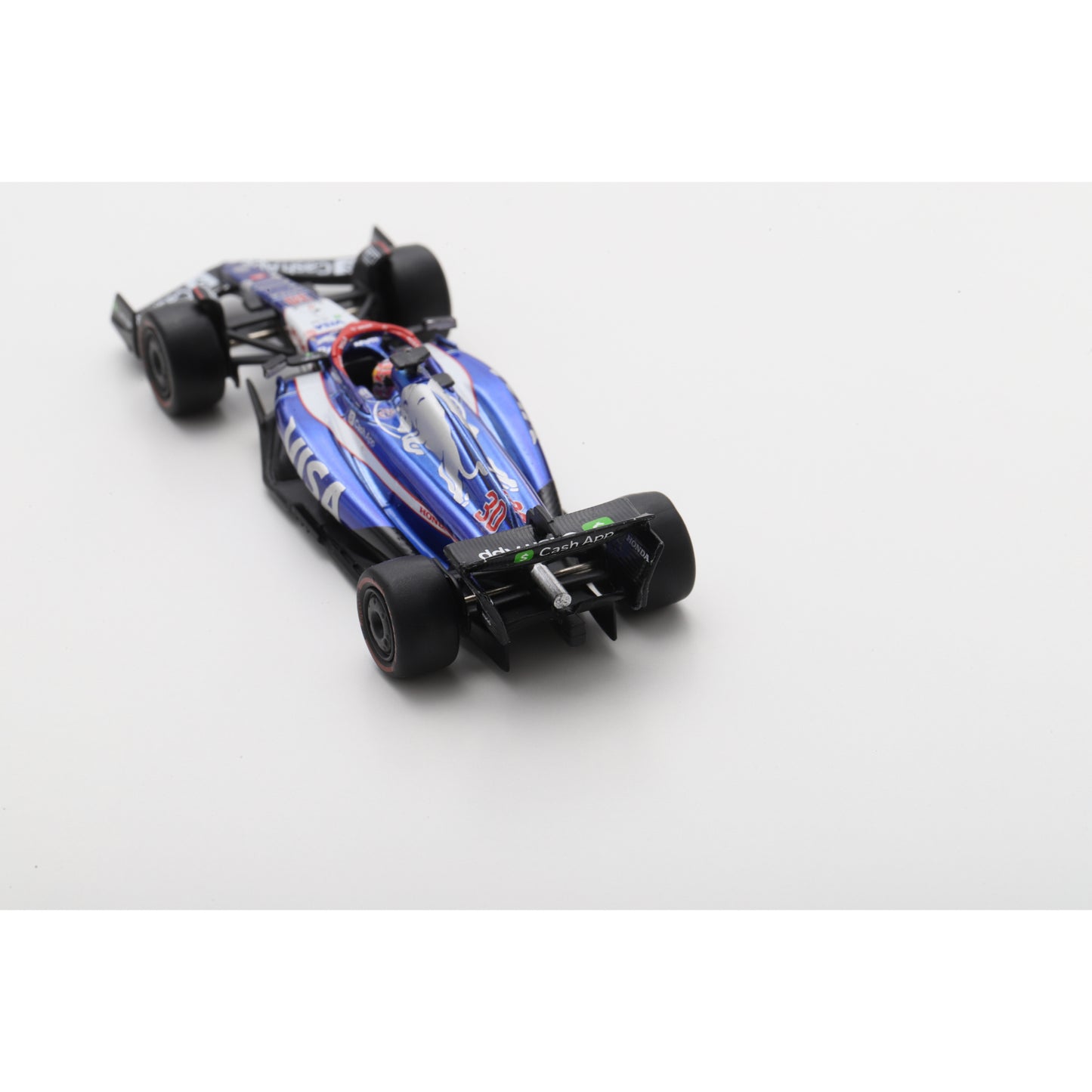Spark Y408 1:64 - Visa Cash App RB Formula One Team VCARB 01 No.30 9th US GP 2024 Liam Lawson (First Race)