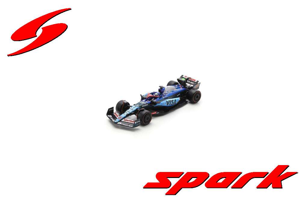 PRECOMMANDE - Spark Y410 1:64 - Visa Cash App RB Formula One Team VCARB 01 No.3 Singapore GP 2024 Daniel Ricciardo "Last Race"