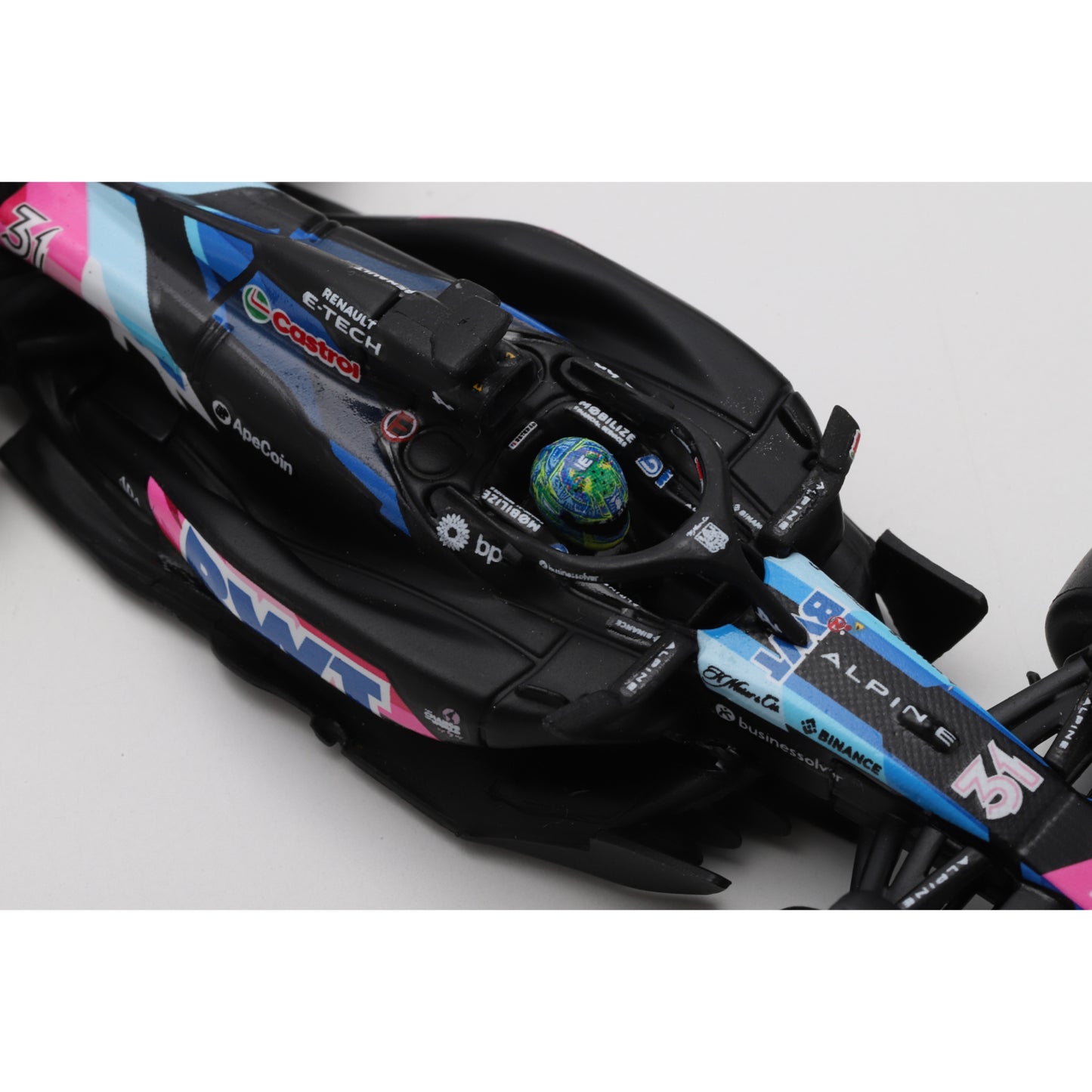 Spark Y412 1:64 - BWT Alpine F1 Team A524 No.31 2nd Brazilian GP 2024 Esteban Ocon