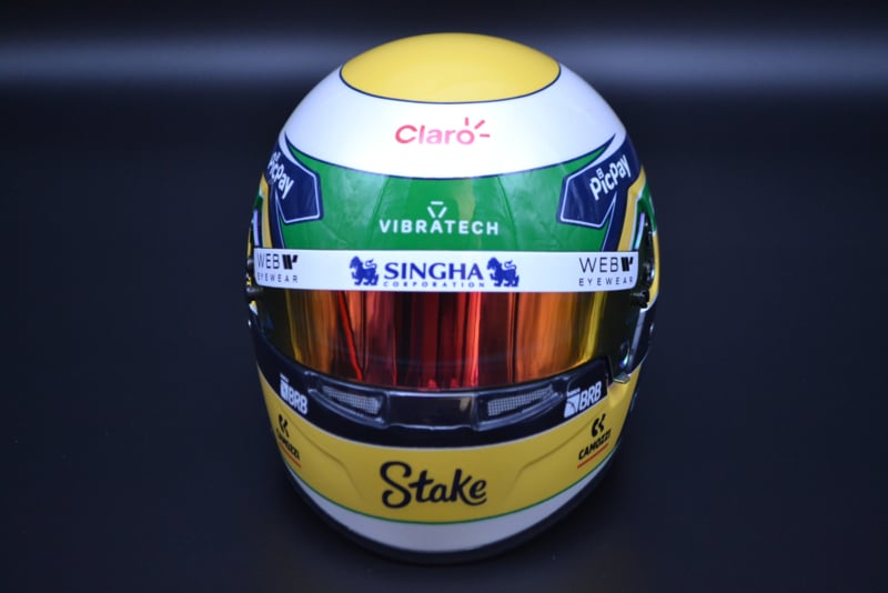 BELL Mini Helmet Helmet 1:2 - Gabriel Bortoleto - Stake F1 Team Kick Sauber - 2025