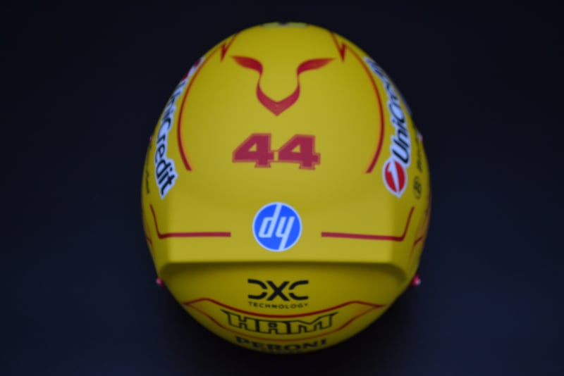 BELL Mini Helmet Casque 1:2 - Lewis Hamilton - Scuderia Ferrari HP - 2025