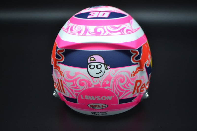 BELL Mini Helmet Helmet 1:2 - Liam Lawson - Visa Cash App Racing Bulls 2025