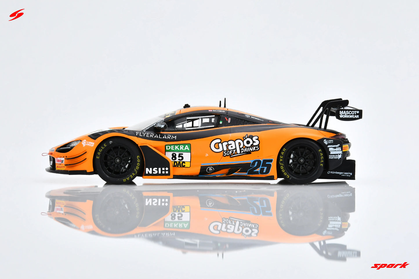 PRECOMMANDE - Spark SG972 1:43 - McLaren 720S GT3 Evo No.85 Dörr Motorsport DTM 2024 Clemens Schmid Limited (300ex.)