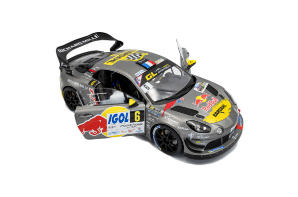 Solido S1801630 1:18 - Alpine A110 RGT+ – Rallye Du Mont Blanc – 2024 – #6 S.LOEB / L.GODEY