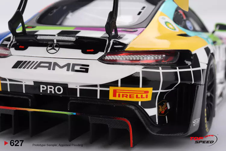 PRECOMMANDE - Top Speed TS0627 1/18 - MERCEDES AMG GT GT3 EVO N°888 MERCEDES-AMG GROUPPEM 12H Bathurst 2025 M. Engel - M. Martin - M. Grenier
