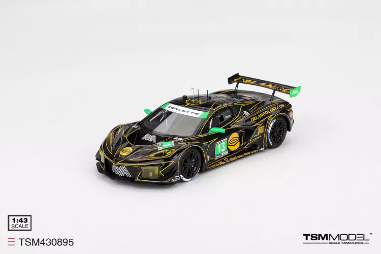 PRECOMMANDE - TSM Model TSM430895 1:43 - CHEVROLET Corvette Z06 N°13 AWA Racing 24H Daytona 2025 M. Kirchhofer - L. Kern - M. Bell - O. Fidani