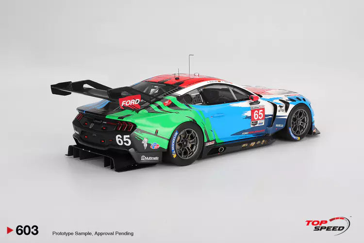 PRE-ORDER - Top Speed TS0603 1:18 - FORD Mustang GT3 N°65 Ford Multimatic Motorsports IMSA Laguna Seca 2024 D. Müller - J. Hand