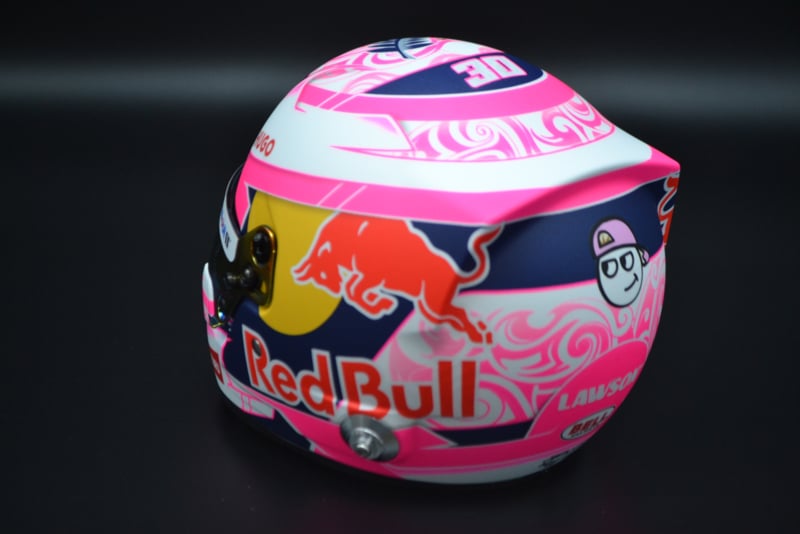 BELL Mini Helmet Helmet 1:2 - Liam Lawson - Visa Cash App Racing Bulls 2025