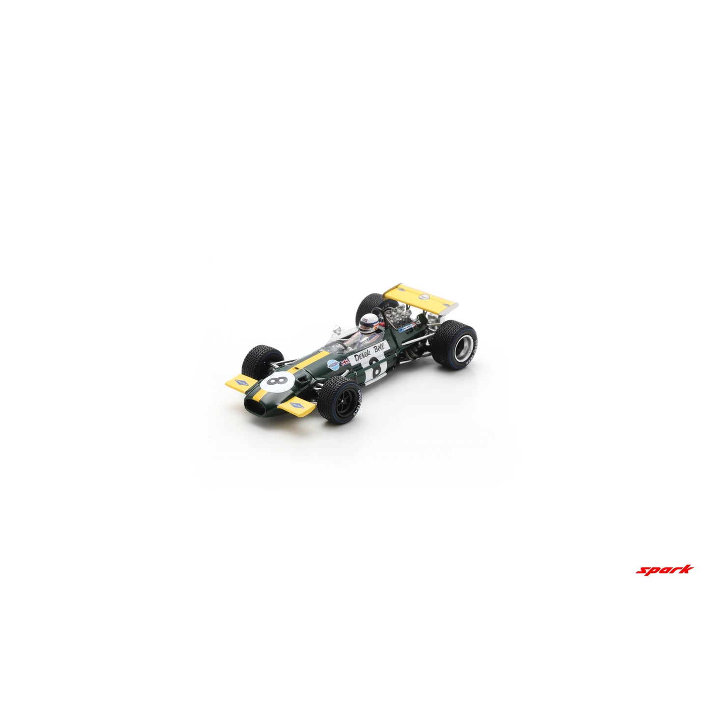 PRECOMMANDE - Spark S8325 1:43 - Brabham BT26A No.8 Belgium GP 1970 Derek Bell