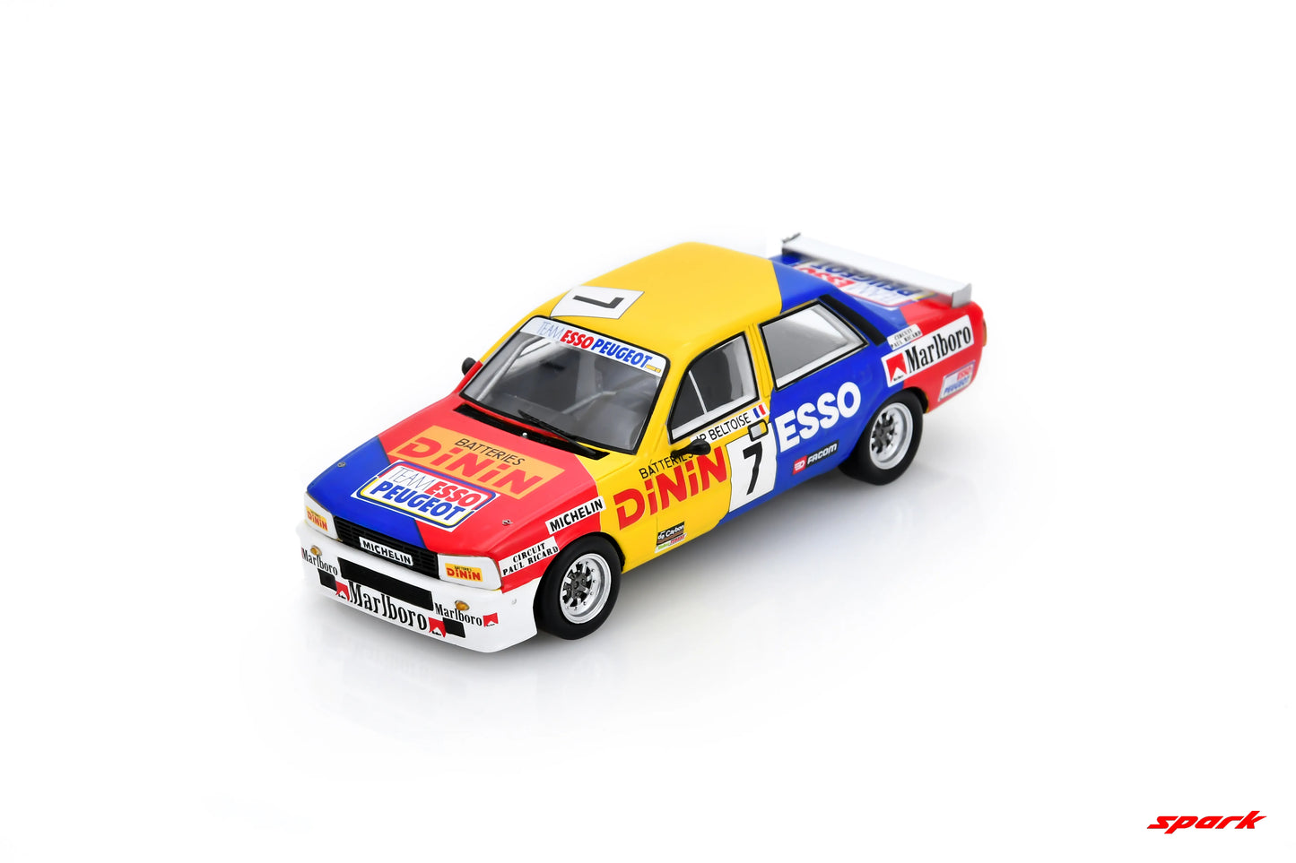 PRECOMMANDE - Spark SF232 1:43 - Peugeot 505 No.7 'Dinin' Production 1981 Jean-Pierre Beltoise Limited (300ex).