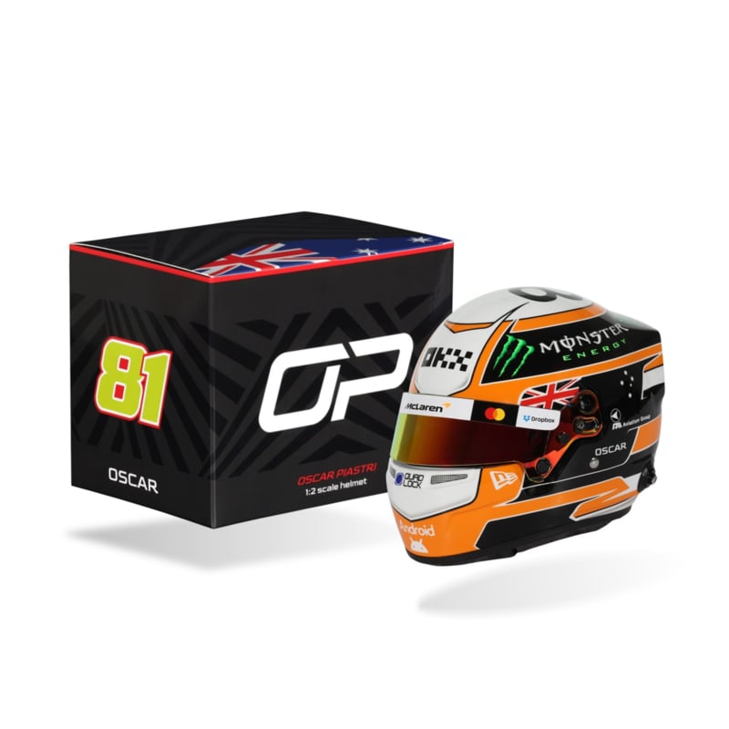 BELL Mini Helmet Helmet 1:2 - Oscar Piastri - McLaren Formula 1 Team - Monaco GP 2025