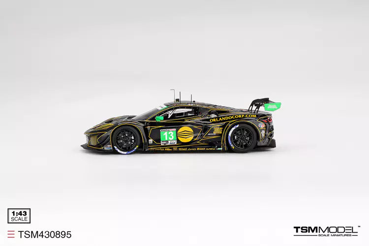 PRECOMMANDE - TSM Model TSM430895 1:43 - CHEVROLET Corvette Z06 N°13 AWA Racing 24H Daytona 2025 M. Kirchhofer - L. Kern - M. Bell - O. Fidani
