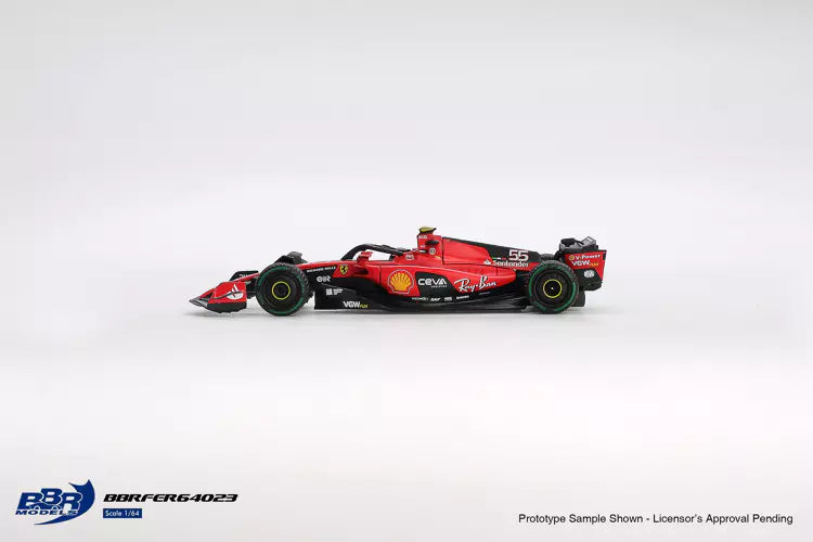 PRECOMMANDE - BBR BBRFER64023 1:64 - FERRARI SF23 N°55 GP Monaco 2023 Carlos Sainz