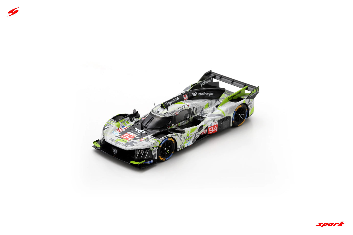 Spark S9268 1:43 - PEUGEOT 9X8 N°94 - PEUGEOT TOTALENERGIES - Le Mans 24H 2025 L. Duval - M. Jakobsen - S. Vandoorne