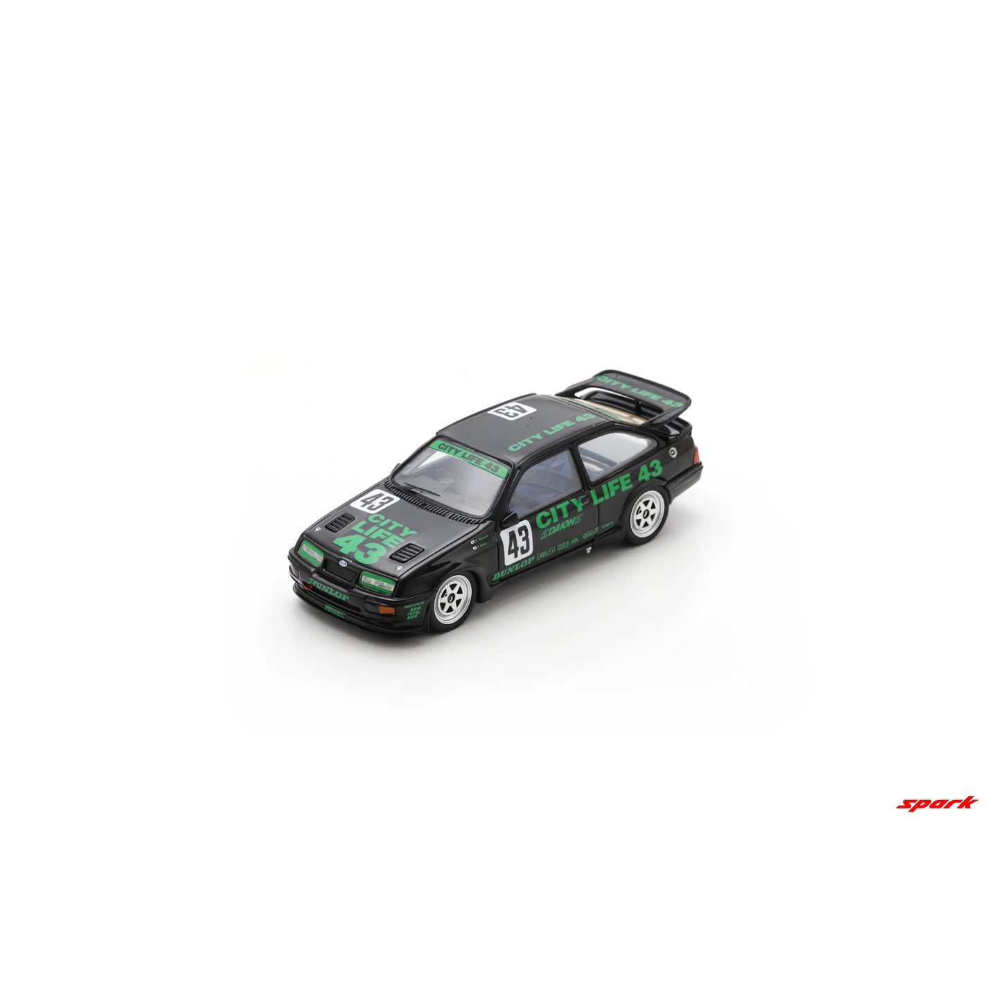 PRECOMMANDE - Spark SJ078 1:43 - Ford Sierra RS500 Cosworth No.43 7th JTC Tsukuba Race de Nippon 1990 T. Yorino - N. Nagasaka Limited (300ex.)