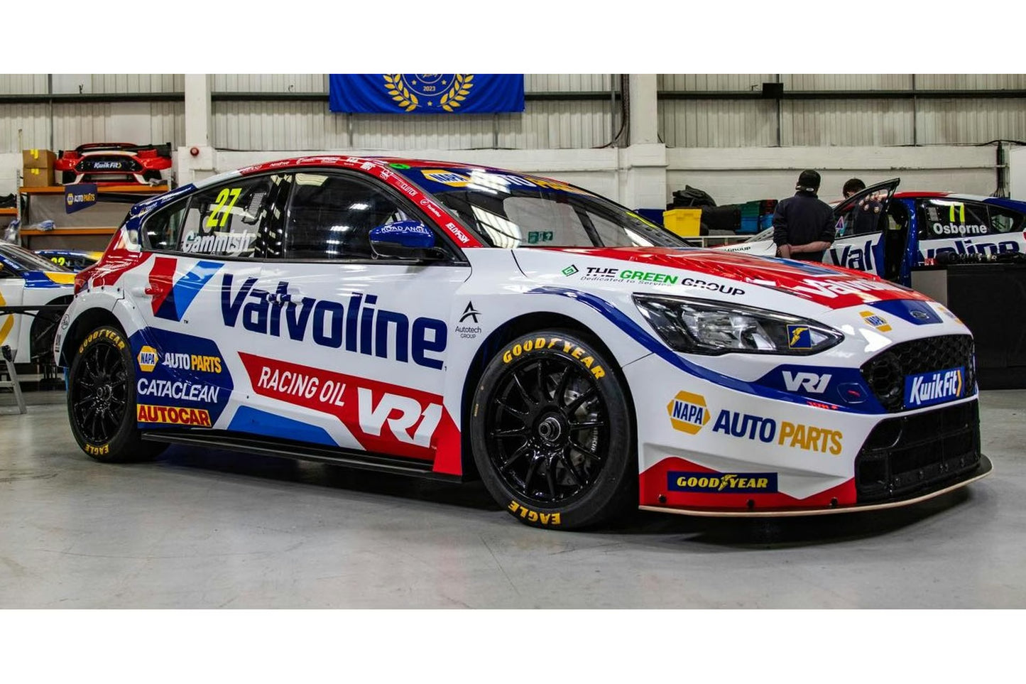 PRECOMMANDE - Spark UK042 1:43 - NAPA Racing UK No.27 Ford Focus BTCC - Silverstone 2024 Dan Cammish Limited (500ex.)