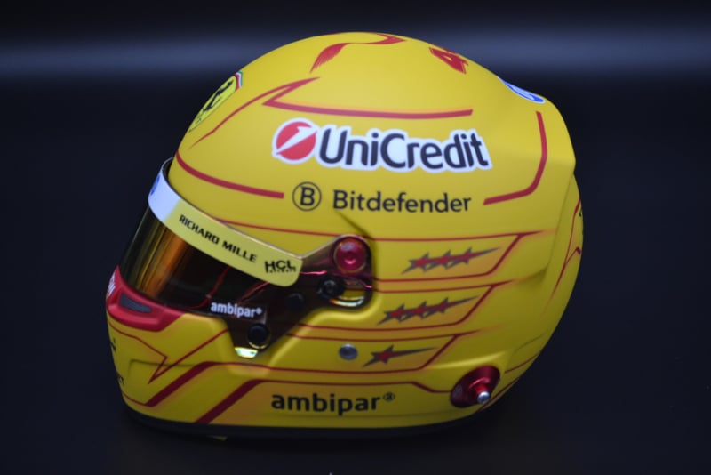 BELL Mini Helmet Casque 1:2 - Lewis Hamilton - Scuderia Ferrari HP - 2025