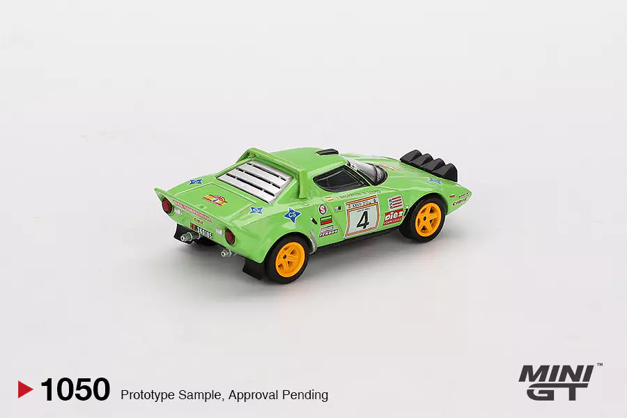 Mini GT MGT01050-L 1:64 - Lancia Stratos HF #4 - 1979 Spanish Rally Champion - J. de Bagration - N. Liopis