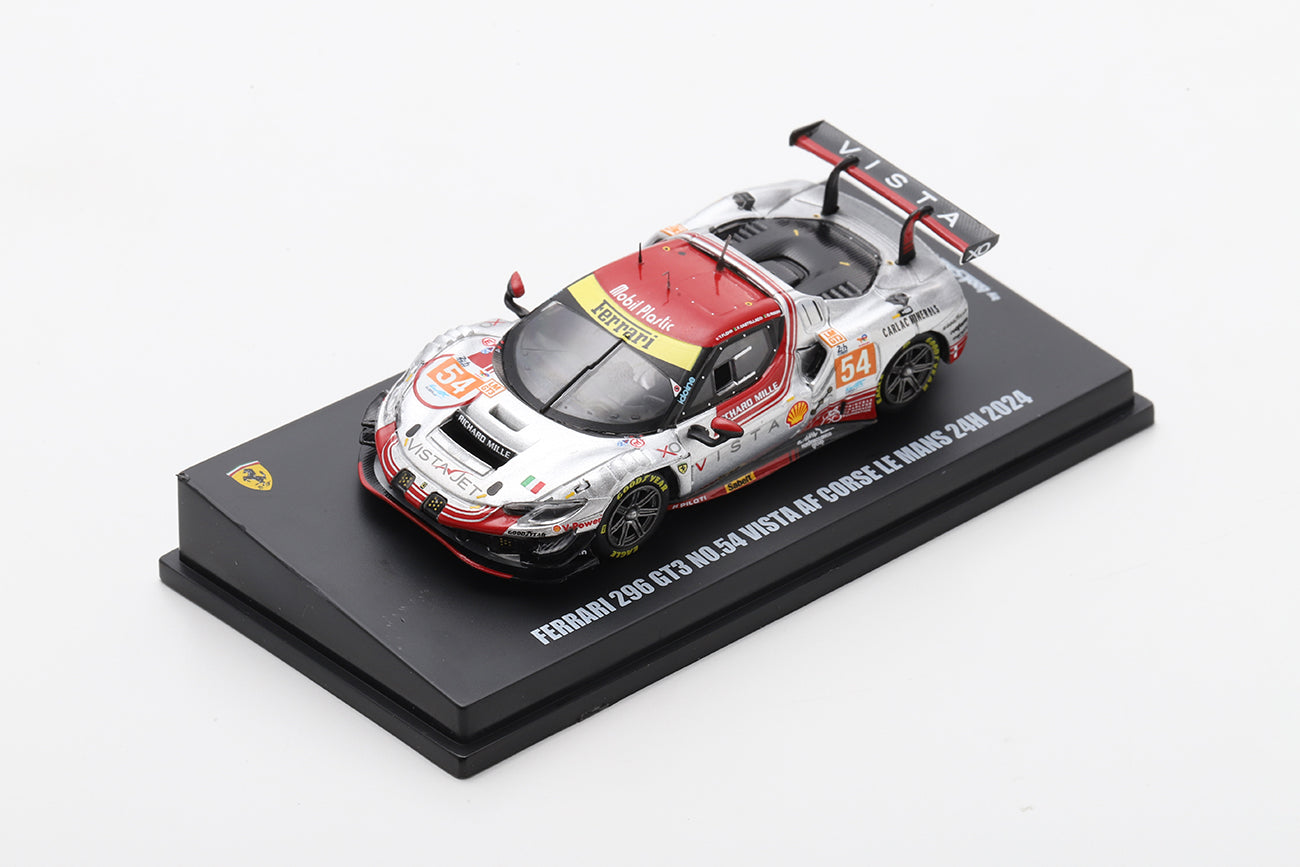 PRECOMMANDE - Looksmart LS64018LM 1:64 - Ferrari 296 GT3 No.54 Vista AF Corse Le Mans 24H 2024 T. Flohr – F. Castellacci – D. Rigon