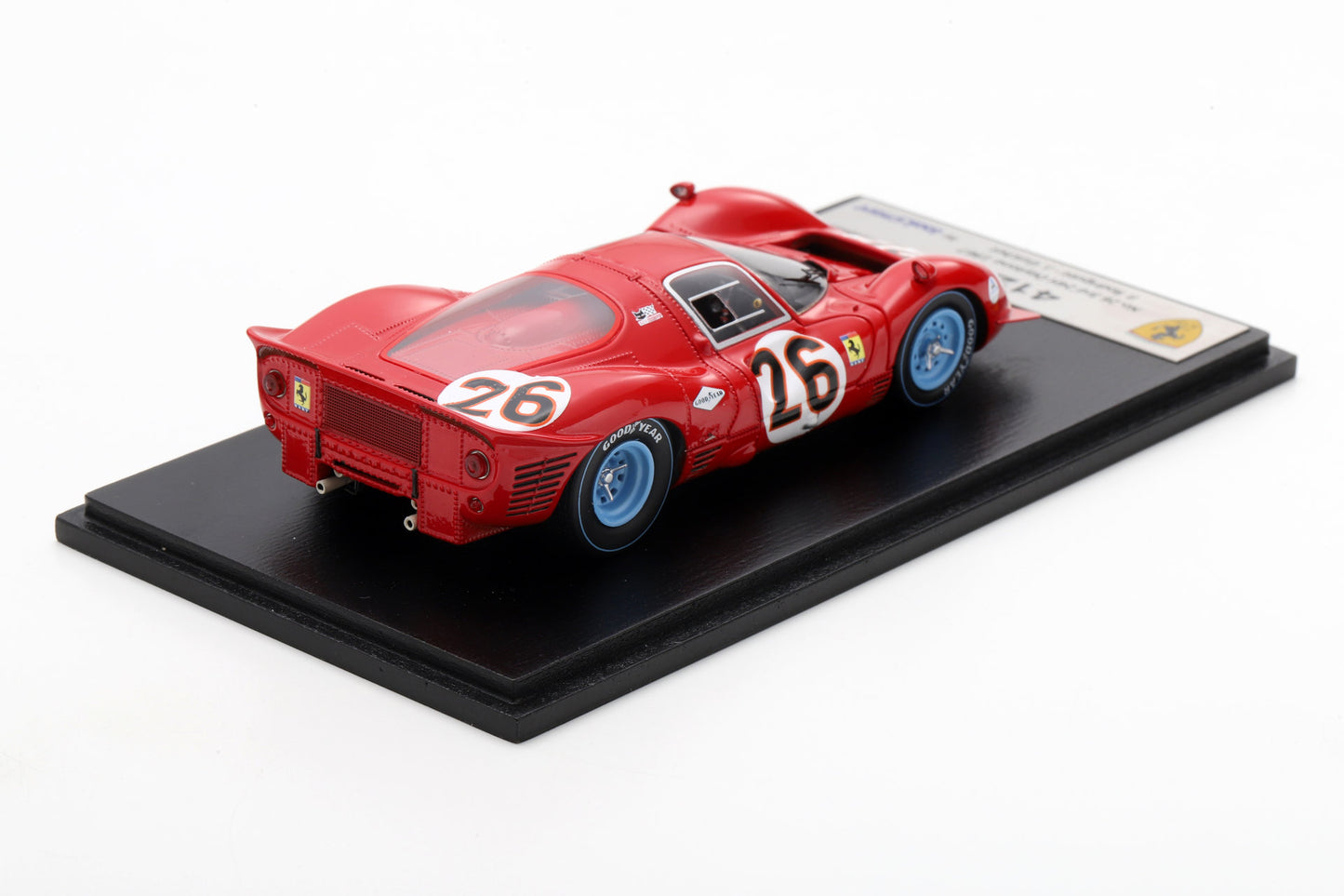 PRECOMMANDE - Looksmart LSRC163 1:43 - Ferrari 412P #26 3rd Daytona 24H 1967 Pedro Rodriguez Jean Guichet