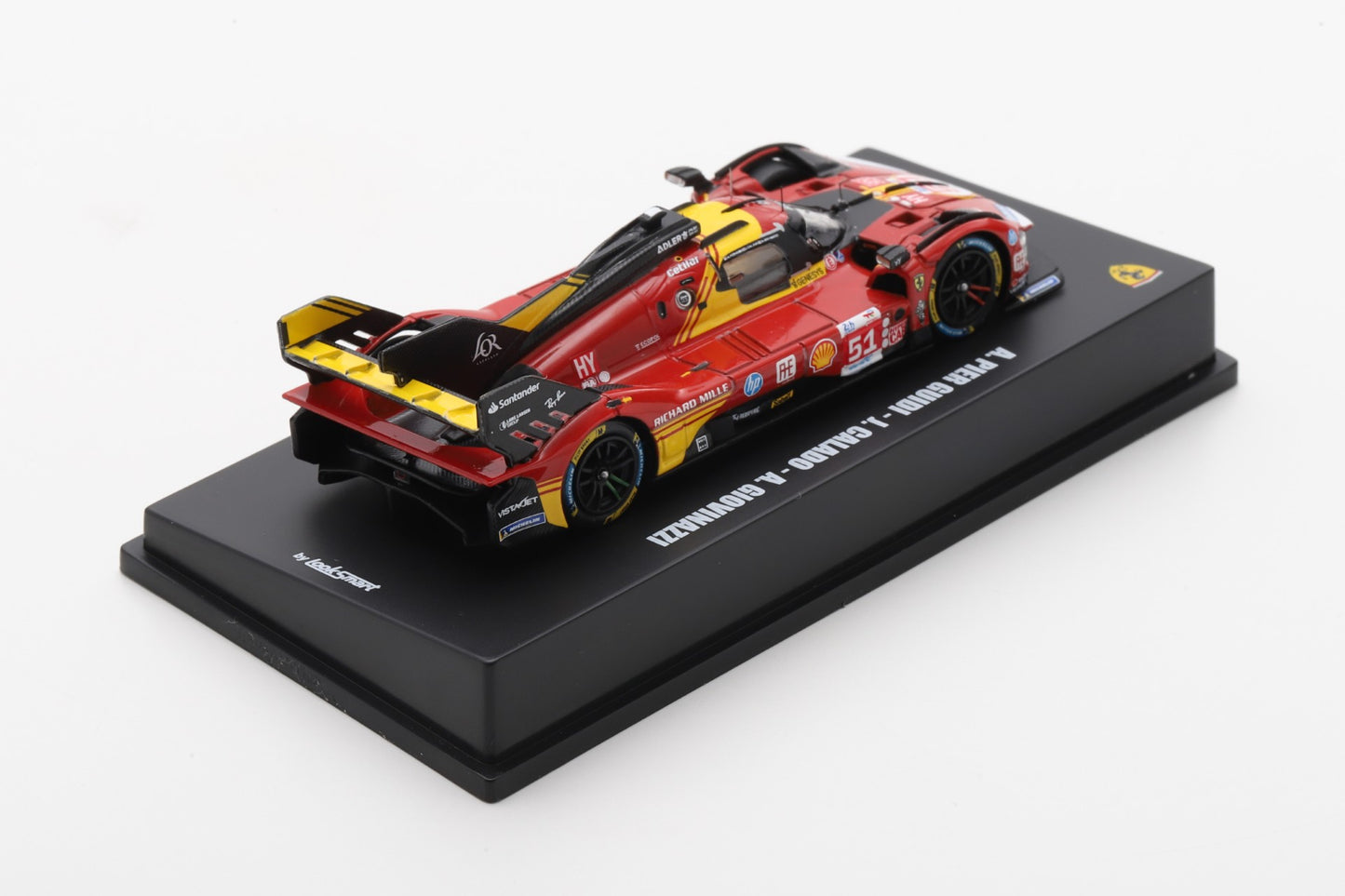 PRECOMMANDE - Looksmart LS64006LM 1:64 - Ferrari 499P No.51 Ferrari AF Corse 3rd Le Mans 24H 2024 A. Pier Guidi – J. Calado – A. Giovinazzi
