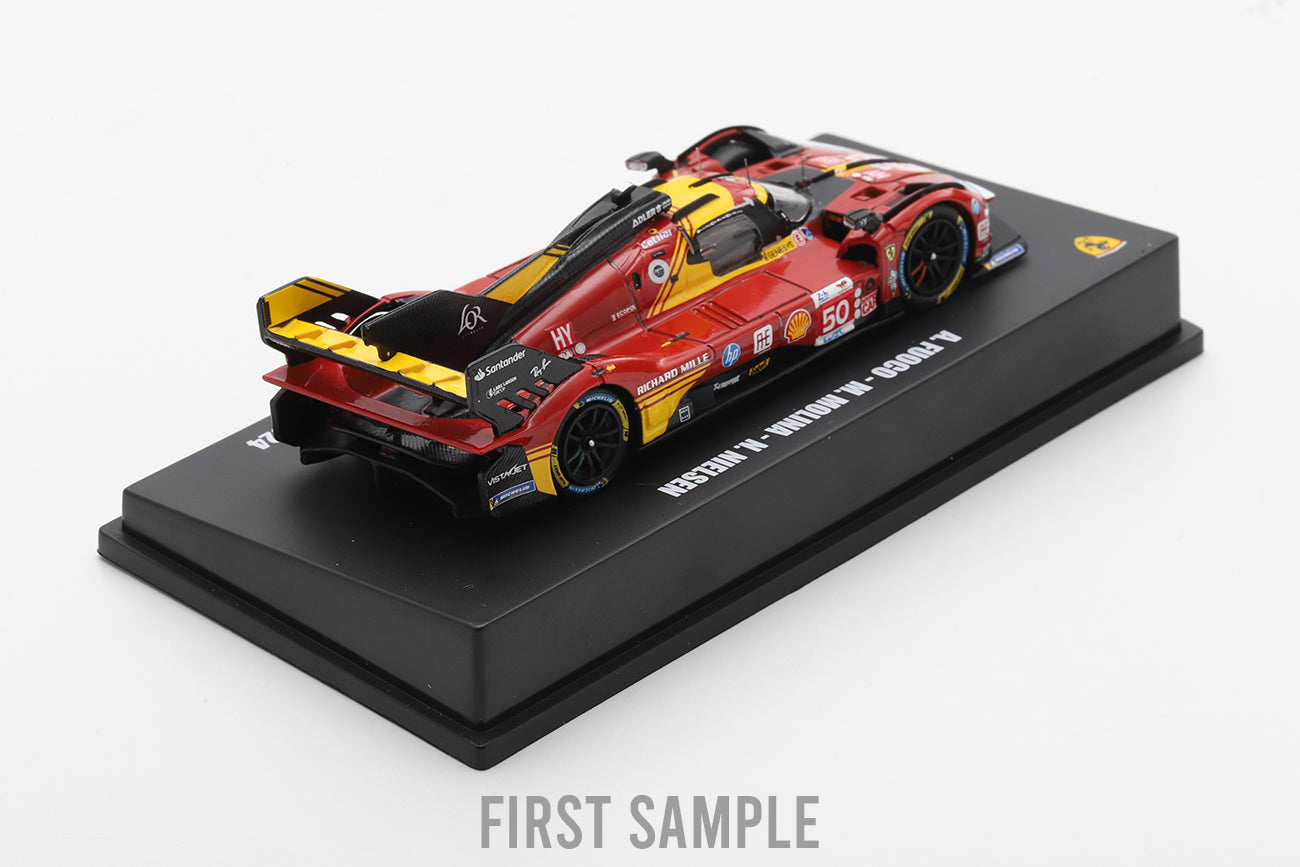 PRECOMMANDE - Looksmart LS64002LM 1:64 - Ferrari 499P No.50 Ferrari AF Corse Winner Le Mans 24H 2024 A. Fuoco – M. Molina – N. Nielsen
