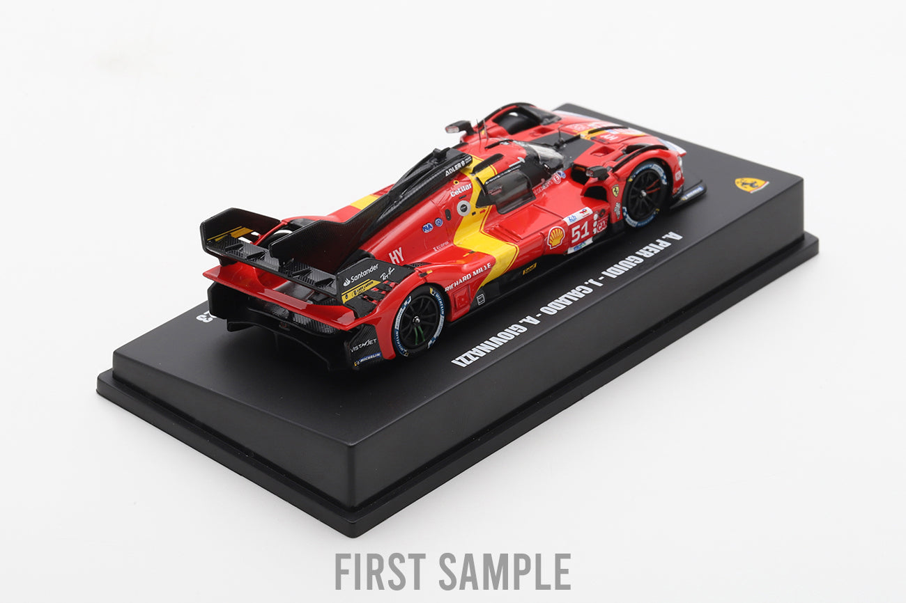 PRECOMMANDE - Looksmart LS64001LM 1:64 - Ferrari 499P No.51 Ferrari AF Corse Winner Le Mans 24H 2023 A. Pier Guidi – J. Calado – A. Giovinazzi