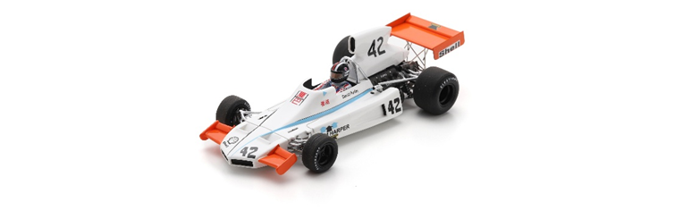 PRE-ORDER - Spark S5734 1:43 - TOKEN RJ02 N°42 British GP Tests 1974 David Purley