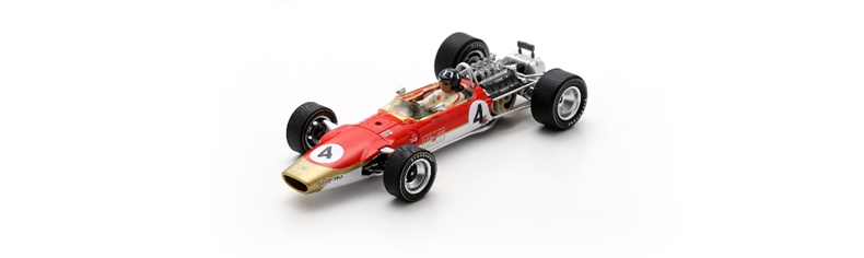 PRE-ORDER - Spark S6388 1:43 - LOTUS 49 N°4 Race of Champions 1968 Graham Hill