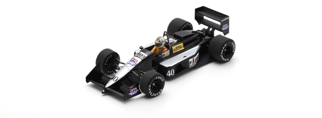 PRE-ORDER - Spark S7247 1:43 - AGS JH23B N°40 6th Mexican GP 1989 Gabriele Tarquini