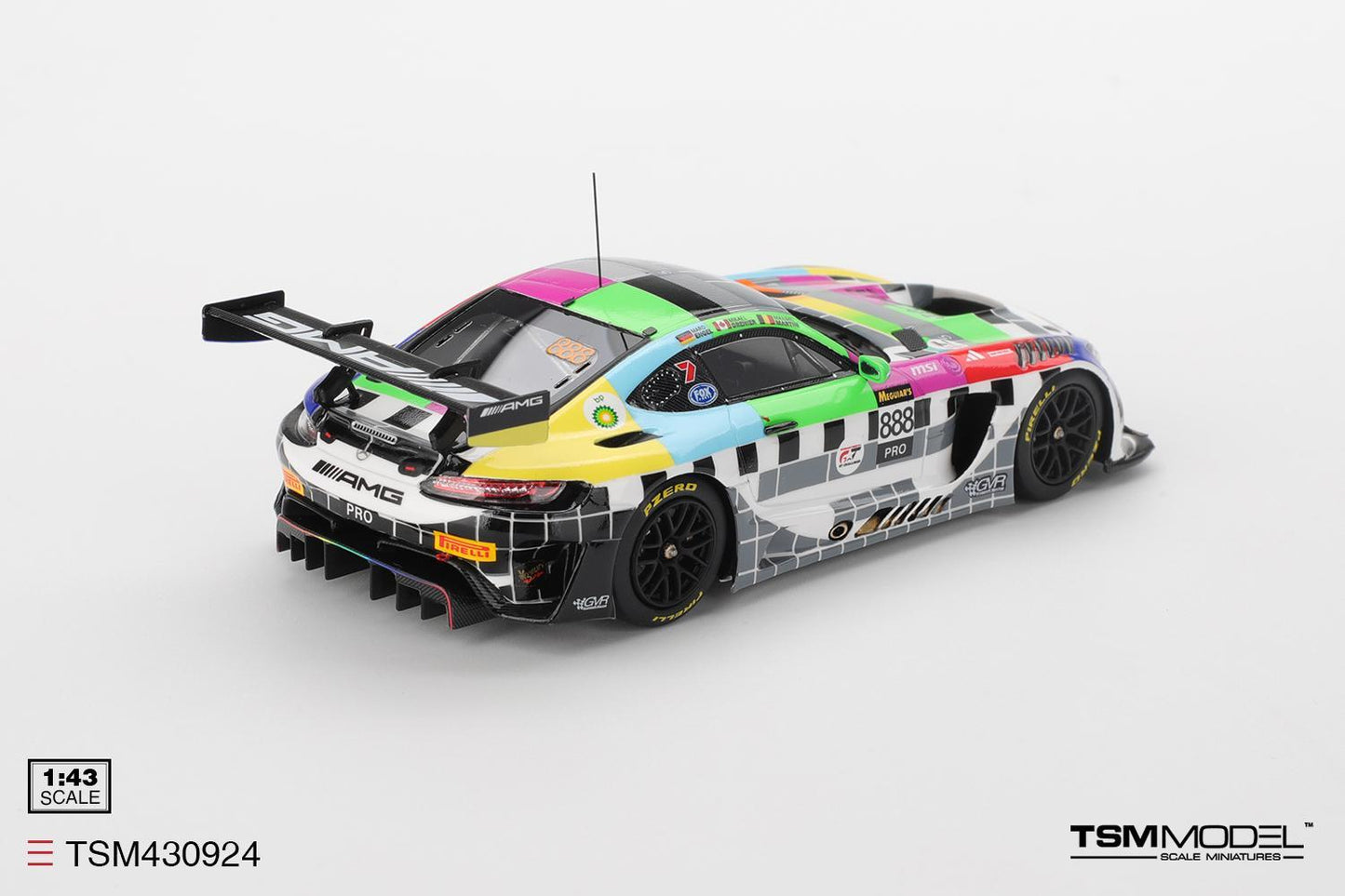 PRECOMMANDE - TSM Model TSM430924 1:43 - MERCEDES-BENZ AMG GT3 N°888 Team GMR Meguiar's Bathurst 12H 2025
