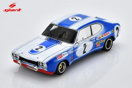 PRECOMMANDE - Spark 43SPA1972 1:43 - FORD Capri RS 2600 N°2 Winner 24H Spa 1972 H.-J. Stuck - J. Mass