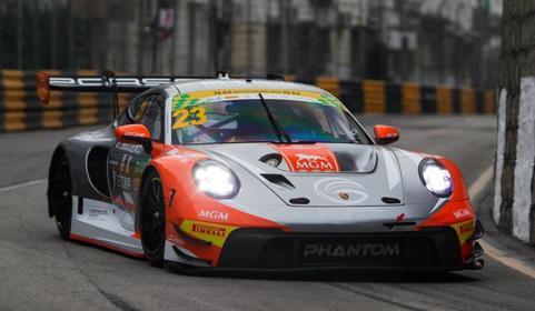 PRECOMMANDE - Spark 64S118 1:64 - Porsche 911 GT3 R (992) No.23 Phantom Global Racing Macau GT Cup - FIA GT World Cup 2025 Dorian BOCCOLACCI