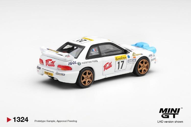 PRECOMMANDE - Mini GT MGT01324-L 1:64 - SUBARU Impreza WRC98 N°17 Rallye Monte Carlo 1999 Gilles Panizzi - Hervé Panizzi