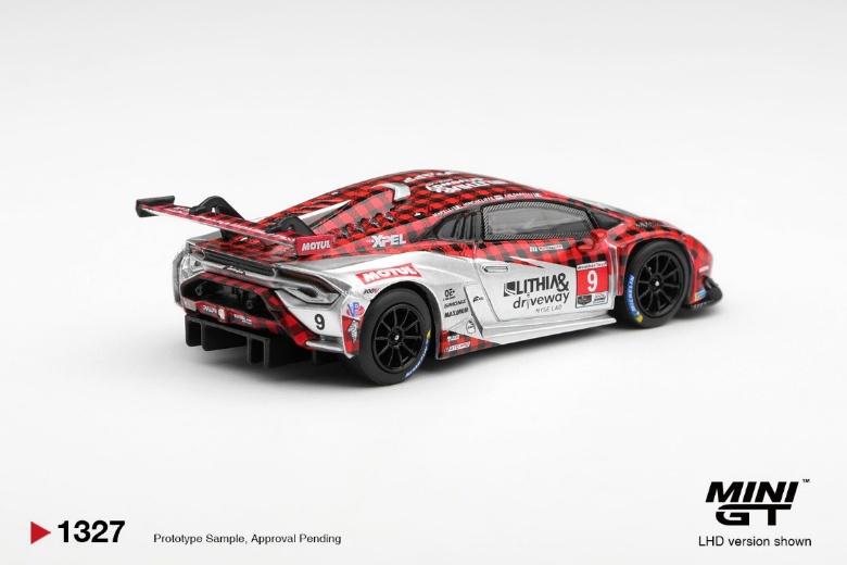 PRECOMMANDE - Mini GT MGT01327-L 1:64 - LAMBORGHINI Huracan GT3 EVO 2 N°9 Pfaff Motorsports Weathertech GTD PRO 2025