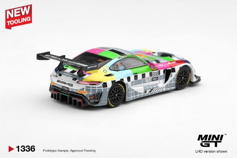PRECOMMANDE - Mini GT MGT01336-L 1:64 - MERCEDES-BENZ AMG GT3 N°888 Mercedes-AMG Team GMR Meguiars 12H Bathurst 2025 M. Engel - M. Grenier - M. Martin