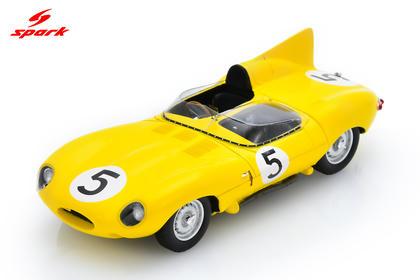 PRECOMMANDE - Spark S2931 1:43 - JAGUAR D-Type N°5 4th 24H Le Mans 1956 J. Swaters â F. Rousselle