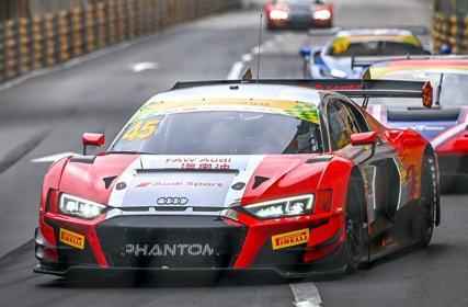PRECOMMANDE - Spark SA309 1:43 - Audi R8 LMS GT3 (Evo II) No.45 FAW Audi Sport Asia Team Phantom Macau GT Cup - FIA GT World Cup 2025 Christopher HAASE Limited (300ex.)